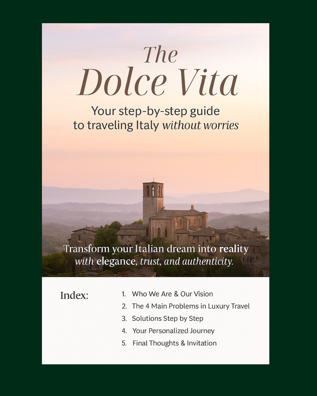 Travel Guide Italy