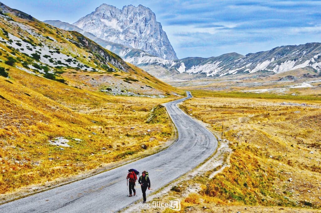 Campo Imperatore plateau in the Gran Sasso national park, Abruzzo
