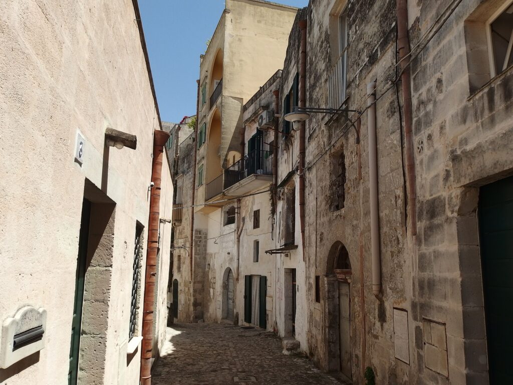 The Sassi cave districts of Matera, Basilicata